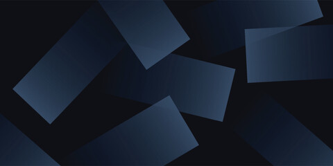 Obraz premium Modern black dark blue white abstract background. Minimal. Color gradient. Web banner. Geometric shape. 3d effect. Lines stripes triangles. Design. Futuristic. Metal metallic effect. Luxury. Premium.