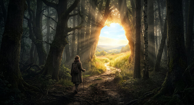 Light In Dark Forest