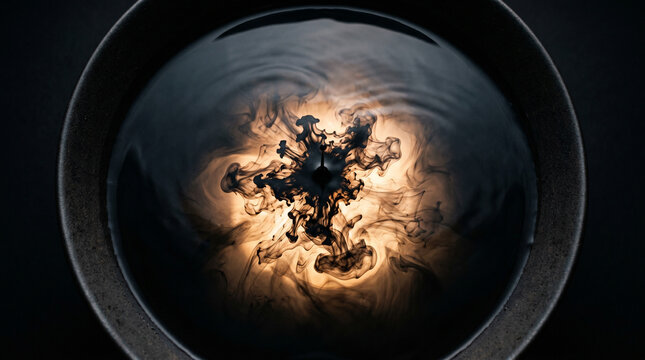 Ink Diffusion Water