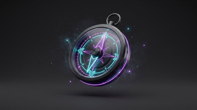 3d render of a light bulb symbol on a black background