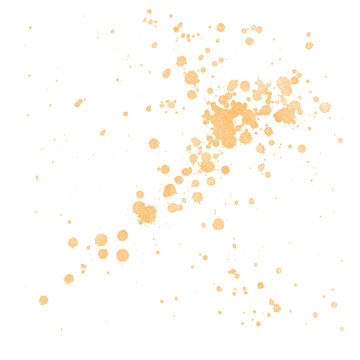 Abstract Design Featuring Orange Paint Splatter Background