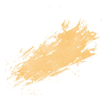 Abstract Yellow Brush Stroke on Black Background