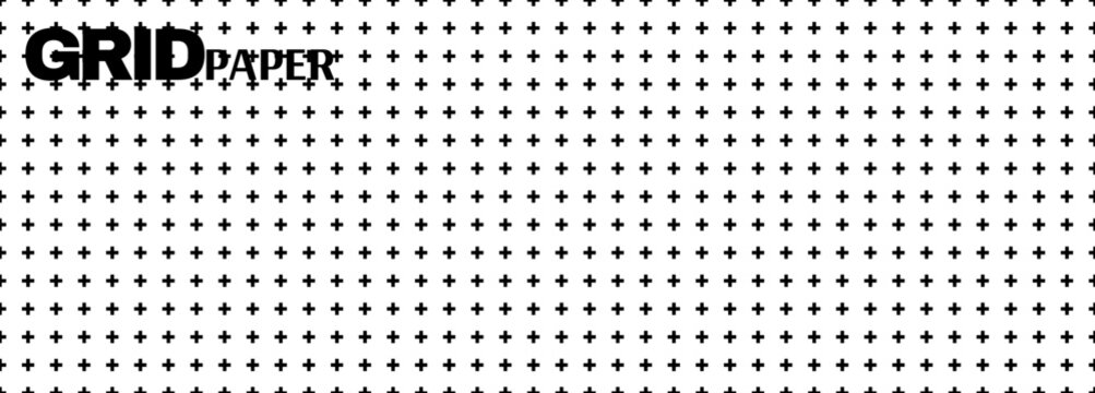 Notebook paper background with a soft dashed grid pattern. Clean graph lines and paper dash create a timeless millimeter line design for any project.