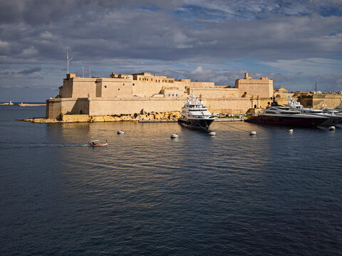 Fort Saint Angel (Forti Sant'Anġlu),Valletta, Republic of Malta, Europe
