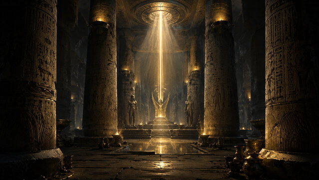 ancient egypt fantasy ruins