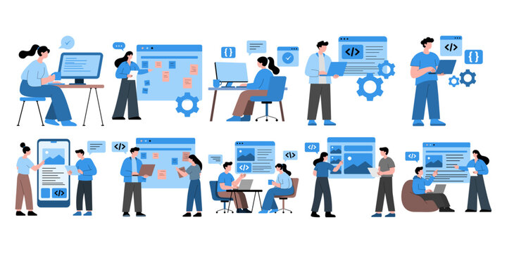 Software Development Illustration