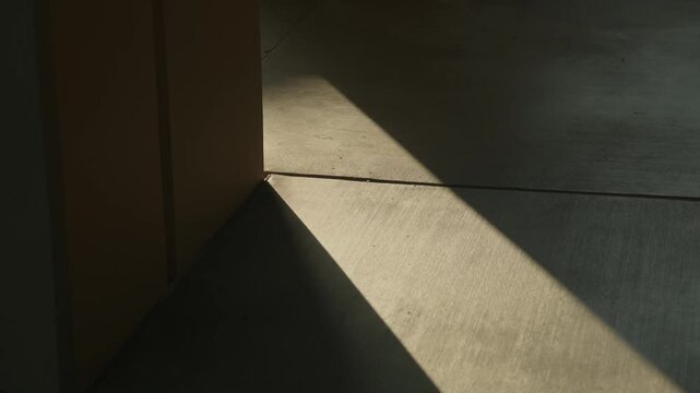 slash of light on ground texture