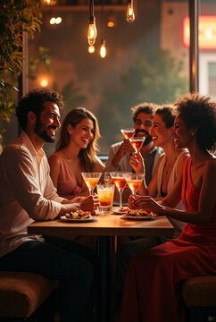 aperitivo tra amici 