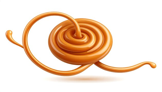 Golden copper wire coiled in a spiral shape.