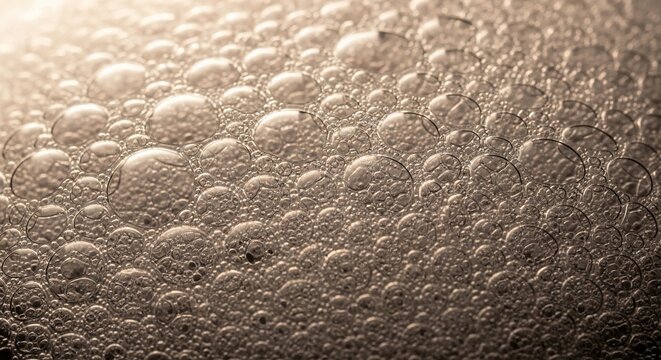 Macro bubbles texture close up