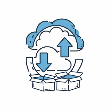 Celestial Exchange: Data's Ascent and Descent
