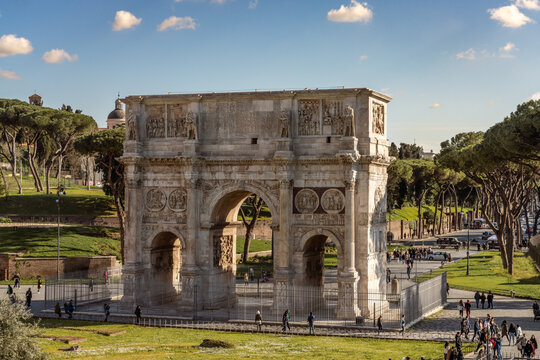 The Arch of Constantine, Rome, Italy