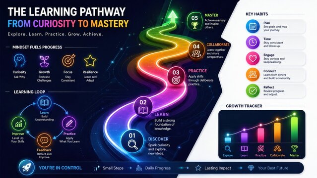 Learning Pathway Educational Infographic