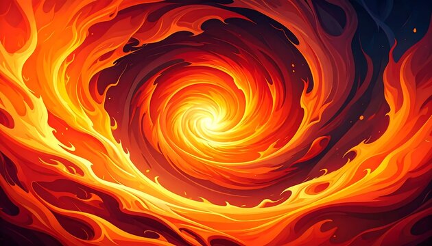 Swirling cosmic gas cloud in deep space.