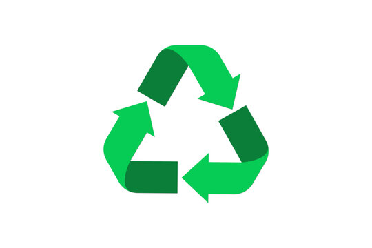 Recycle concept illustration displaying eco friendly symbols, Green icons for environmental isolated on white background