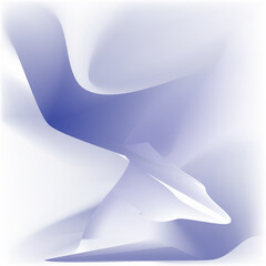 Abstract lavender purple and white fluid gradient background with smooth liquid waves © SarifinJahan