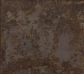 Fototapeta premium Close-up of Rusty Metal Surface with Textured Weathered Patina