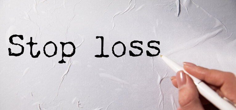 A stop loss concept card