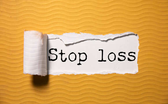A stop loss concept card