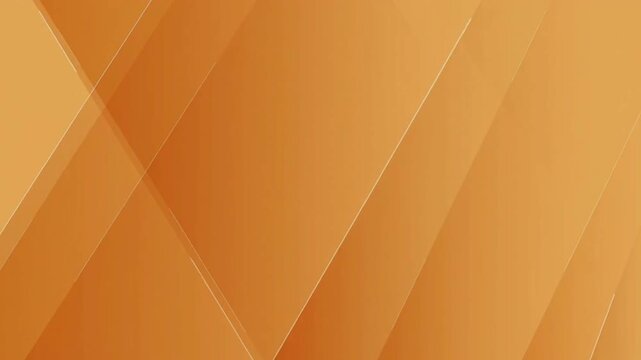 Abstract Gradient Orange background with polygonal shapes. Animated looped business animation for Halloween, event, birthday party backdrop. Random moving soft geometric line