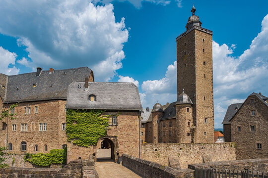Steinau Castle in Steinau an der Stra&szlig;e in the Main-Kinzig district in Hesse
