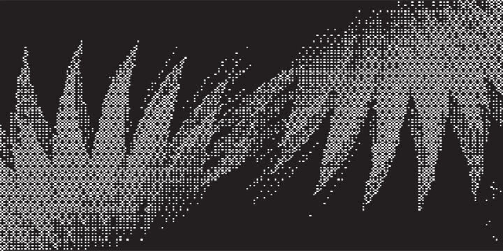 Abstract geometric pattern with sharp angles and textured surface.