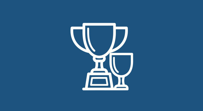 Trophy Cup Awards Winners Symbol.