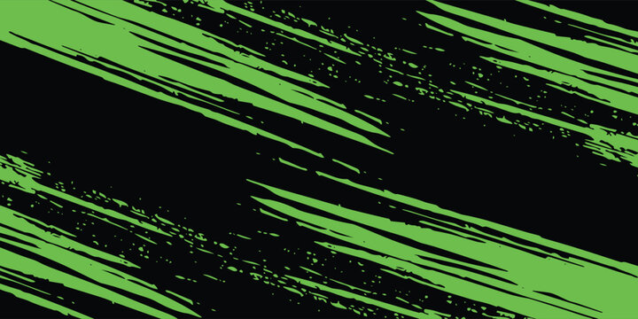 Green vector layout with flat lines on backround black. Decorative shining illustration line old neutral good