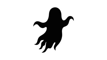 Black octopus silhouette, sea creature icon, ocean animal graphic, vector illustration © MSTLUCKY