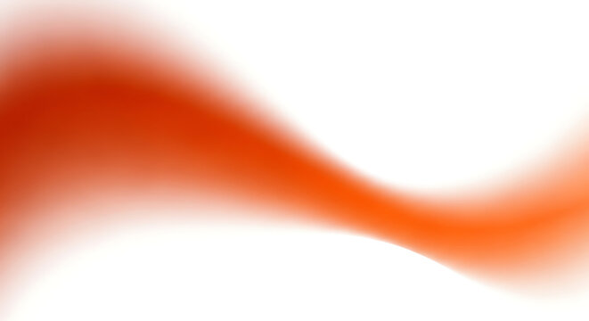 Abstract orange wave motion on a clean light background