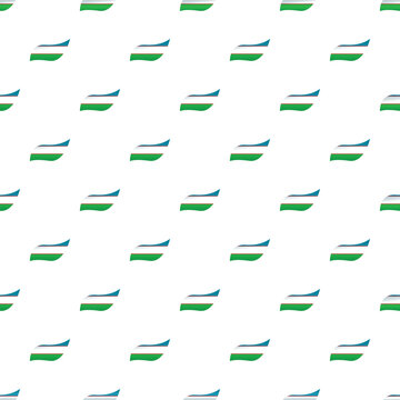 Bashkortostan flag elements forming a seamless pattern on a white background
