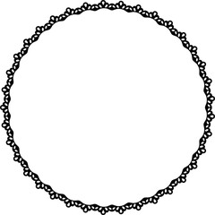 Fototapeta premium Lace Circle Border