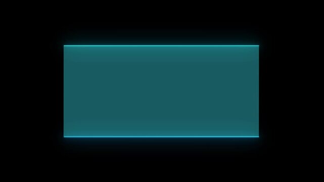 HUD Square Frames ,HUD GUI futuristic element Sci-phi concept design. Cal louts title. Modern banner, frame of lower third. Neon hologram screen. HUD horizontal Square Frames