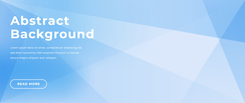 Abstract blue corporate gradient background with translucent geometric layers and soft luminous light. Premium backdrop for digital branding, business presentations, banners and innovation marketing