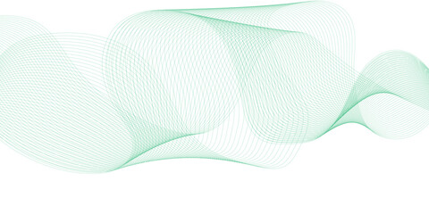 Fototapeta premium Modern abstract glowing wave lines on white background. Dynamic flowing wave design element. Futuristic technology and sound wave pattern. Abstract Modern Line, Wave Designed On white Background.