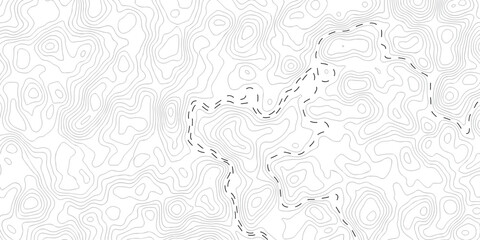 white topography map geography relief diagram texture design. Topography white background and black line world map texture design. Lines Topographic contour lines grid map seamless pattern. © MDFAIMIDULISLAM