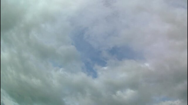 clouds in the sky. time lapse