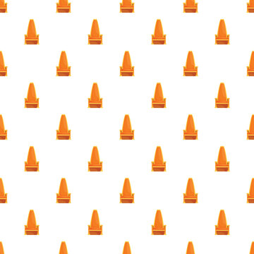 Orange royal throne chairs repeating as a seamless pattern for elegant design