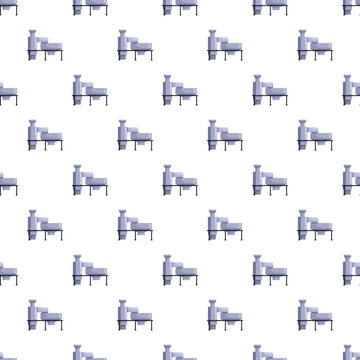 Winery production machine creating a repeating seamless pattern on a white background