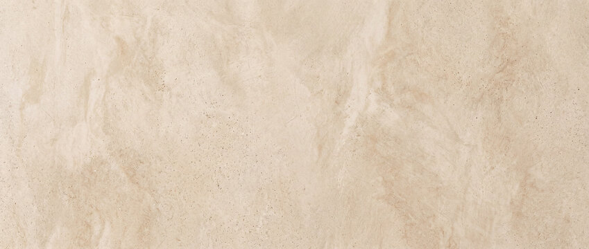 Warm Cream Decorative Plaster Wall Texture Background with Organic Stone Finish and Elegant Neutral Surface