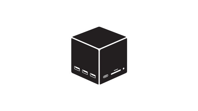 Raspberry Pi Computer with Ports and Power Indicator Featuring Device, Technology, Electronics with Gadget and Tech Elements