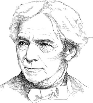 Michael Faraday was an English chemist and physicist who contributed vastly to the study of electrochemistry and electromagnetism