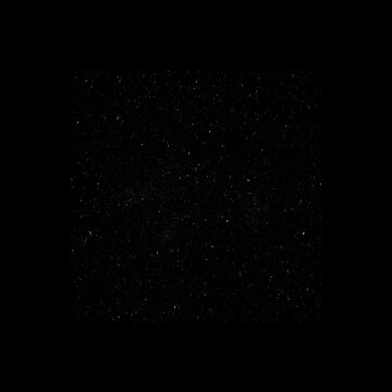 Noise Brush Texture Starry Night Sparkle Grain Overlay on Black Background