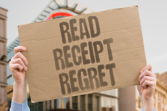 "Read Receipt Regret" Saw it, can't unsee the seen. READ. RECEIPT. SEEN. REGRET. MESSAGE.