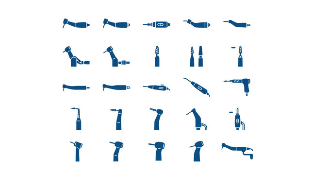 Collection of various gun models.