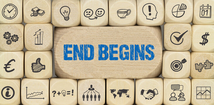 End begins	
