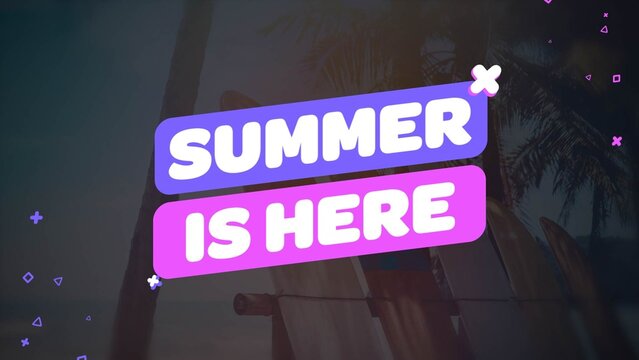 Colorful Summer Title