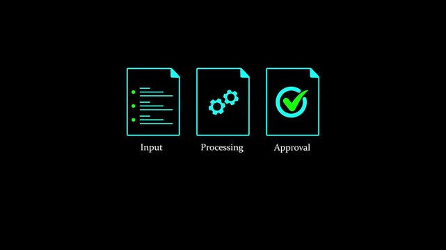 Approval Workflow system streamlining document processing, business validation, authorization routing, operational management and enterprise process execution from submission to approved outcome