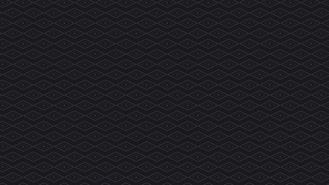 Black hanabishi japanese diamond lattice pattern seamless loop traditional background