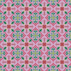 Fototapeta premium seamless pattern with flowers ,